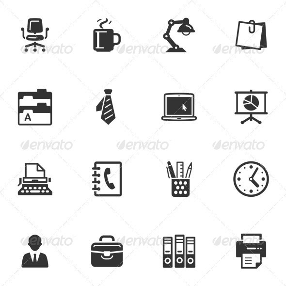 GraphicRiver Office Icons 3377720 GraphicRiver Office Icons 3377720