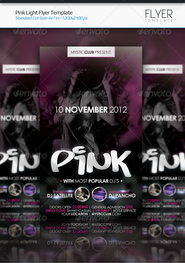 GraphicRiver Pink Light Flyer Template 3377726 GraphicRiver Pink Light Flyer Template 3377726