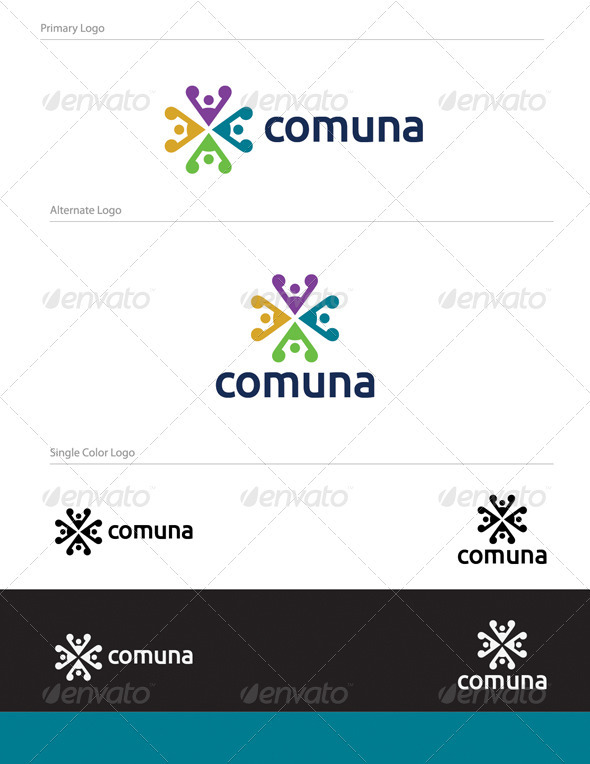 GraphicRiver Comuna Abstract Logo Design ABS-035 3385193 GraphicRiver Comuna Abstract Logo Design ABS-035 3385193