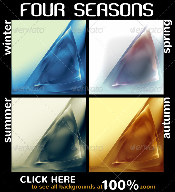 GraphicRiver Four Seasons Four Backgrounds 3386294 GraphicRiver Four Seasons Four Backgrounds 3386294