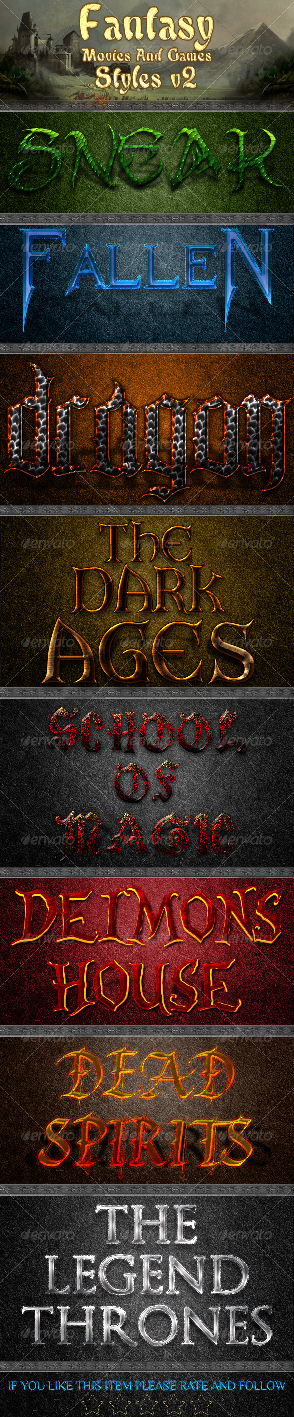 GraphicRiver Fantasy Movies And Games styles V2 3387052 GraphicRiver Fantasy Movies And Games styles V2 3387052