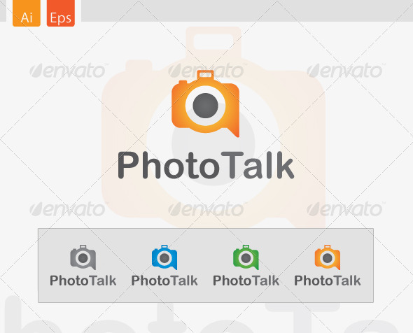 GraphicRiver PhotoTalk Logo Design 3389793 GraphicRiver PhotoTalk Logo Design 3389793