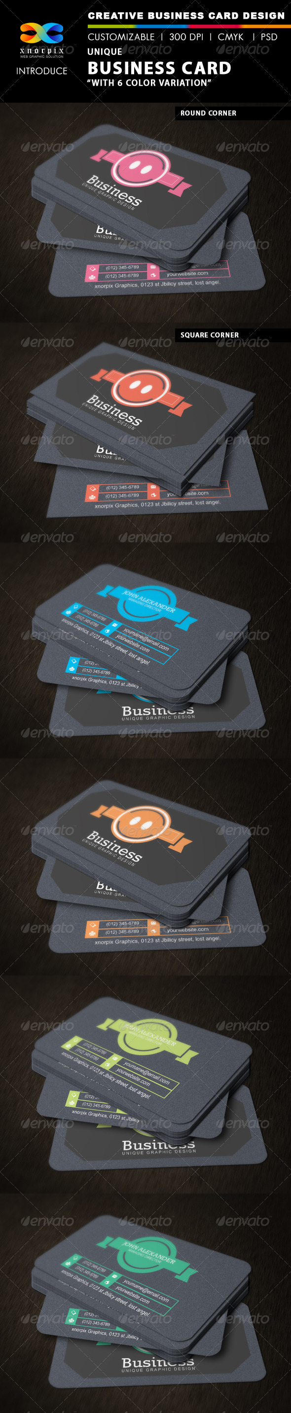 GraphicRiver Unique Business Card 3391096 GraphicRiver Unique Business Card 3391096
