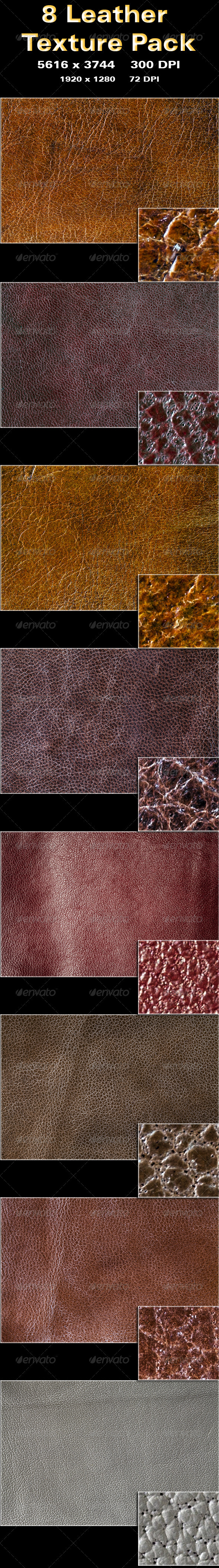 GraphicRiver 8 Leather Texture Pack 3391875 GraphicRiver 8 Leather Texture Pack 3391875