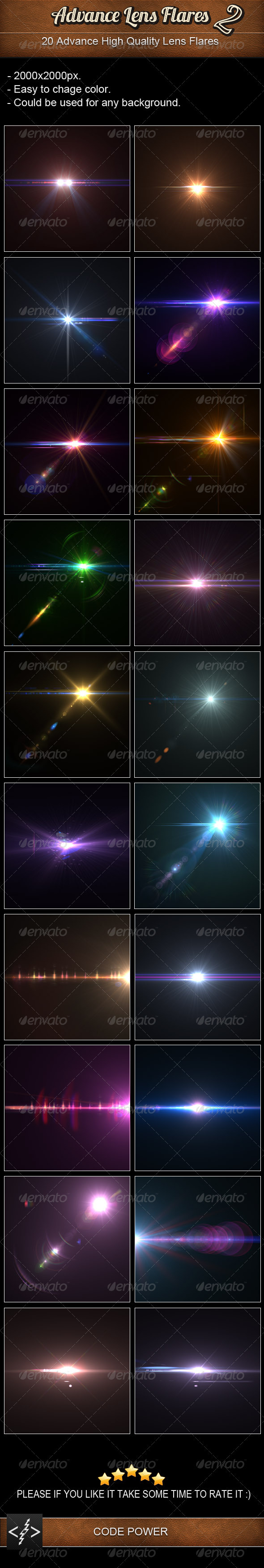 GraphicRiver Advance Lens Flares 2 3395485 GraphicRiver Advance Lens Flares 2 3395485