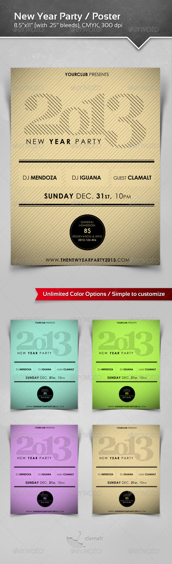 New Year Party / Poster - Clubs & Parties Events