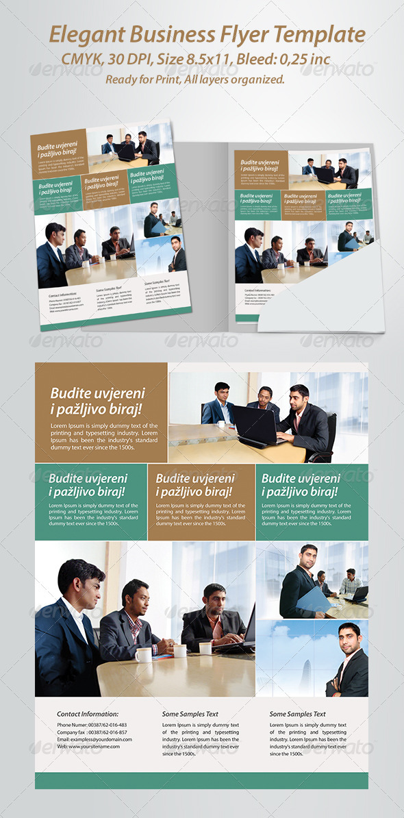 Elegant Business Flyer Template - Corporate Flyers