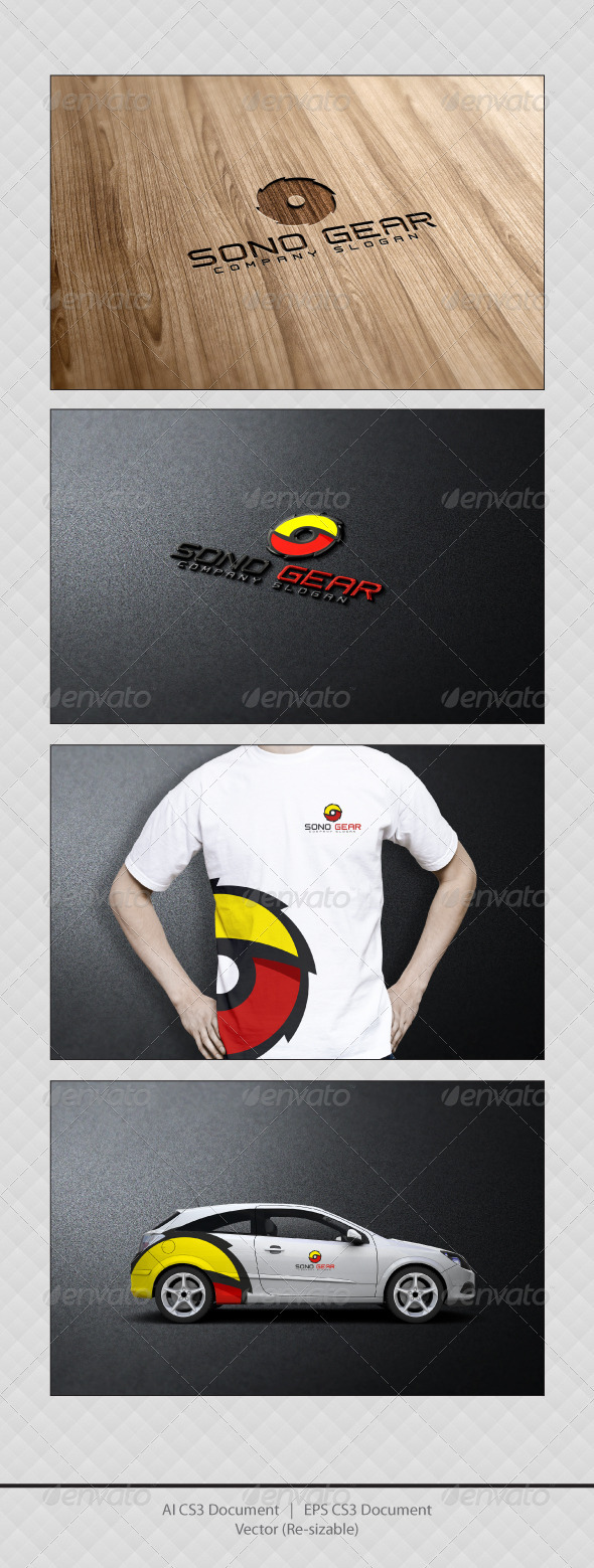 GraphicRiver SONO GEAR Logo Templates 3354273 GraphicRiver SONO GEAR Logo Templates 3354273