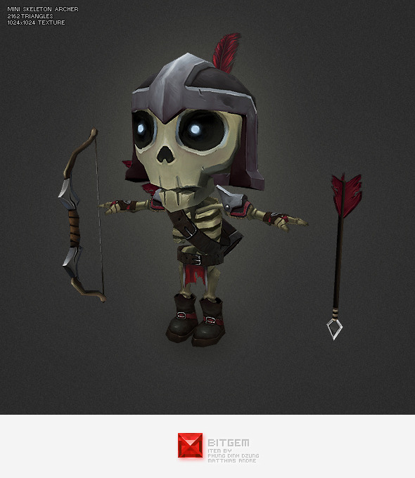 3DOcean Low Poly Mini Skeleton Tail 3096610 3DOcean Low Poly Mini Skeleton Tail 3096610
