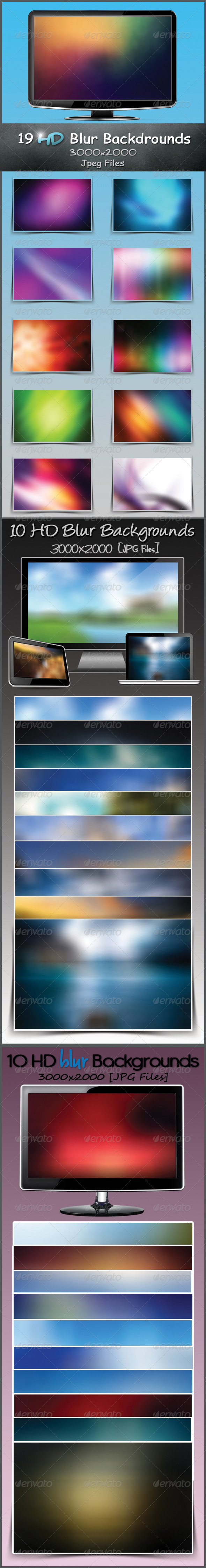 GraphicRiver HD Blur Backgrounds Bundle 3407344 GraphicRiver HD Blur Backgrounds Bundle 3407344