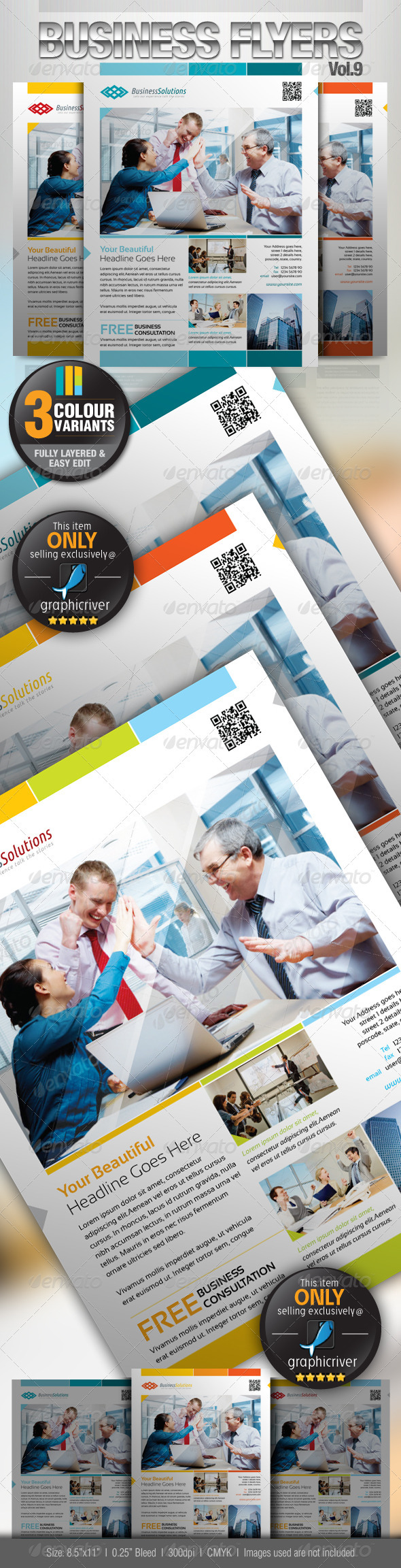 GraphicRiver Simple & Clean Corporate Flyer Vol.9 3386351 GraphicRiver Simple & Clean Corporate Flyer Vol.9 3386351