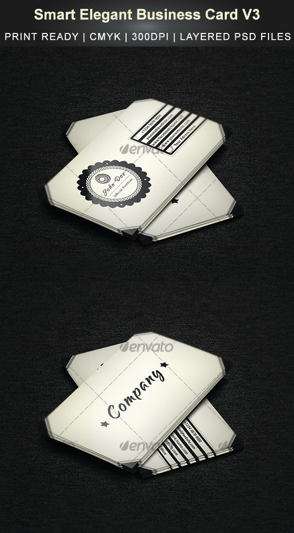 GraphicRiver Smart Elegant Business Card V3 3408961 GraphicRiver Smart Elegant Business Card V3 3408961