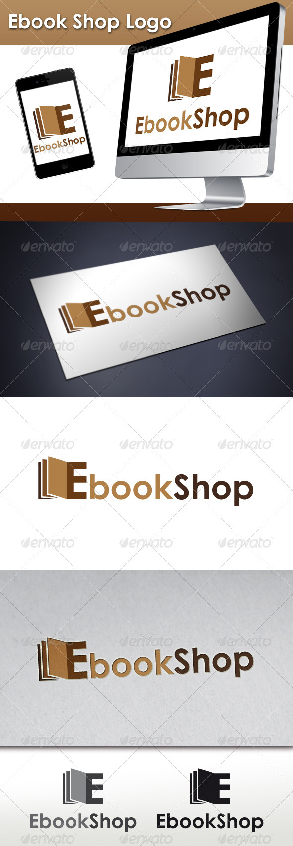 GraphicRiver Ebook Shop Logo 3409332 GraphicRiver Ebook Shop Logo 3409332