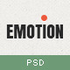 Emotion - PSD Template - ThemeForest Item for Sale