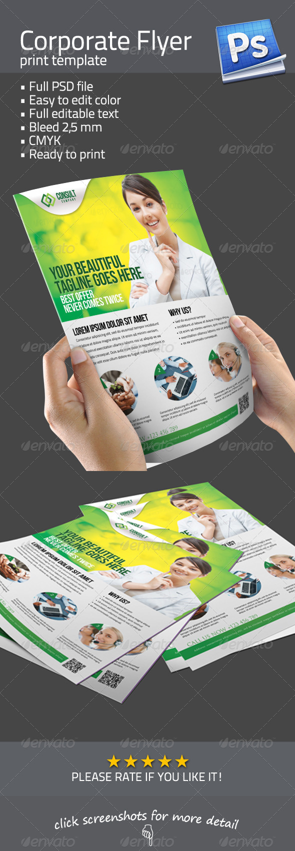 GraphicRiver Clean Corporate Flyer 3411702 GraphicRiver Clean Corporate Flyer 3411702
