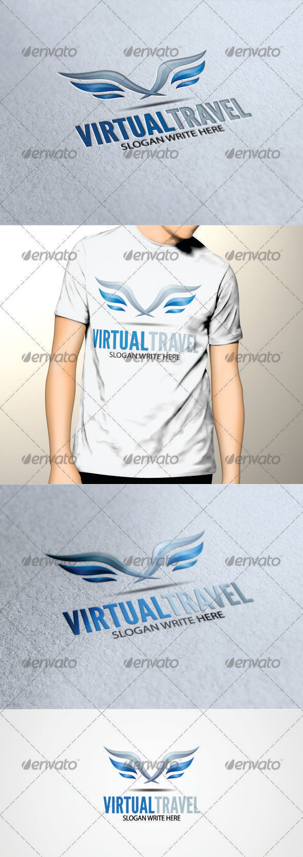 GraphicRiver Virtual Travel Logo Template 3411723 GraphicRiver Virtual Travel Logo Template 3411723