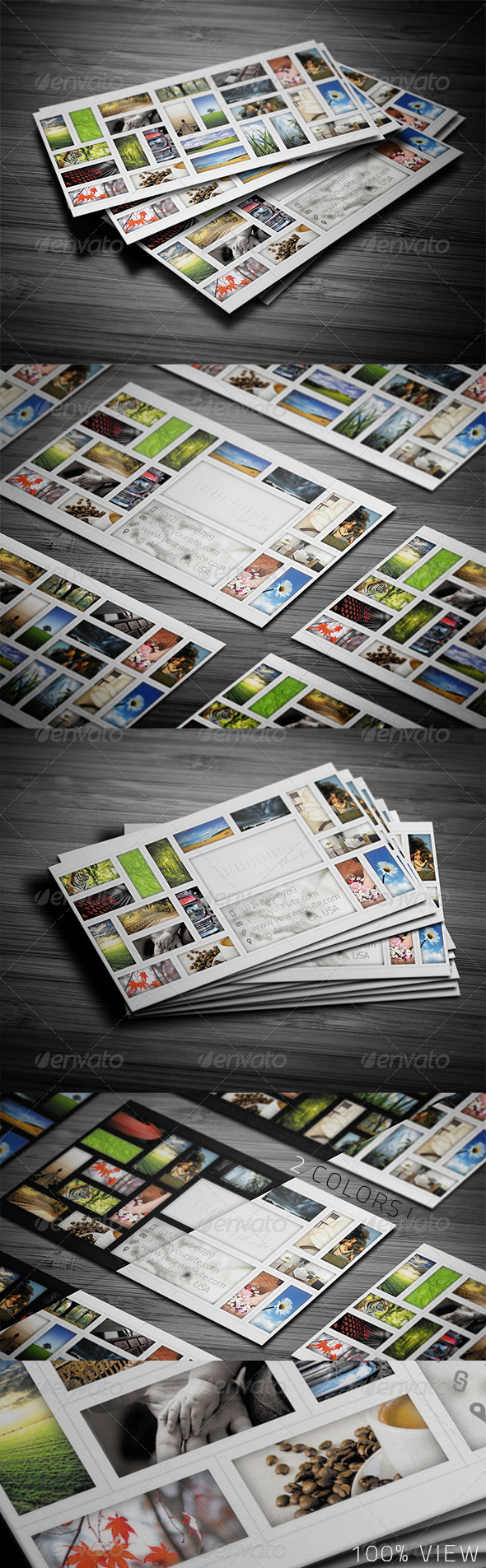 GraphicRiver Mosaic Portfolio Business Card 3411757 GraphicRiver Mosaic Portfolio Business Card 3411757