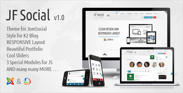 ThemeForest JF Social Joomla JomSocial Template 3377821 ThemeForest JF Social Joomla JomSocial Template 3377821