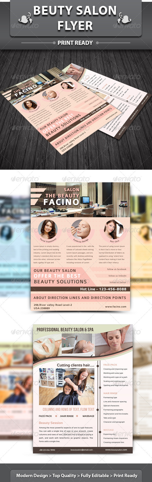 Beuty Salon Flyer - Corporate Flyers