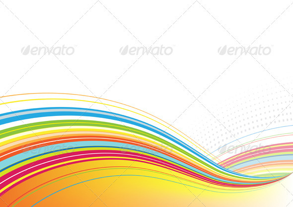GraphicRiver Colorful Rainbow Background 3427481 GraphicRiver Colorful Rainbow Background 3427481