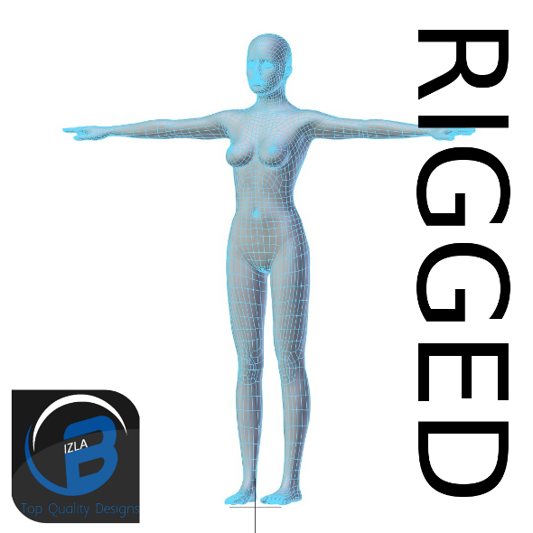 3DOcean RIGGED Young Woman Base Mesh HIGH POLY 3429936 3DOcean RIGGED Young Woman Base Mesh HIGH POLY 3429936