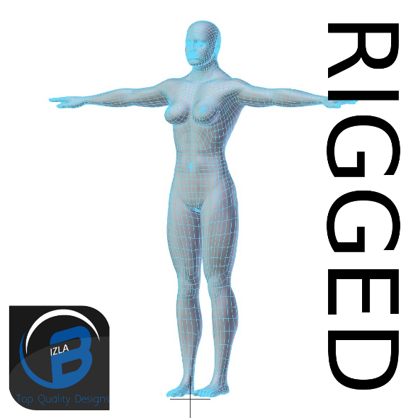 3DOcean RIGGED Muscular Woman Base Mesh HIGH POY 3430948 3DOcean RIGGED Muscular Woman Base Mesh HIGH POY 3430948