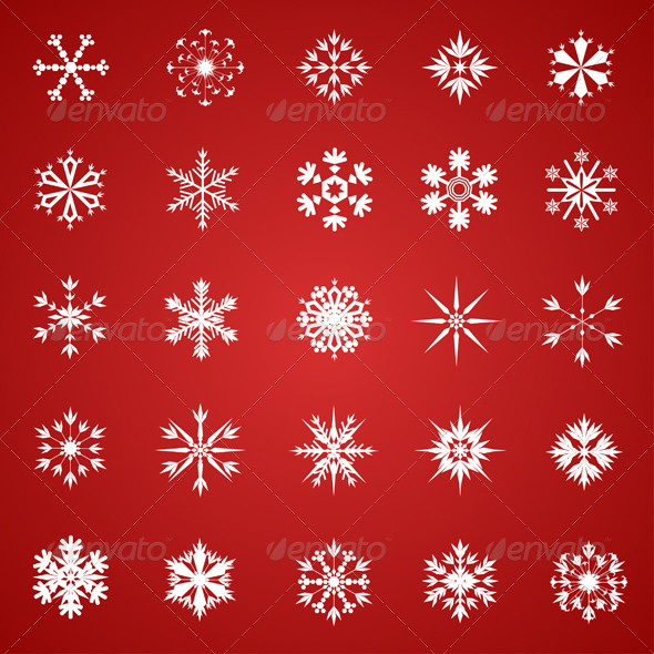 GraphicRiver Snowflake Collection 3431423 GraphicRiver Snowflake Collection 3431423