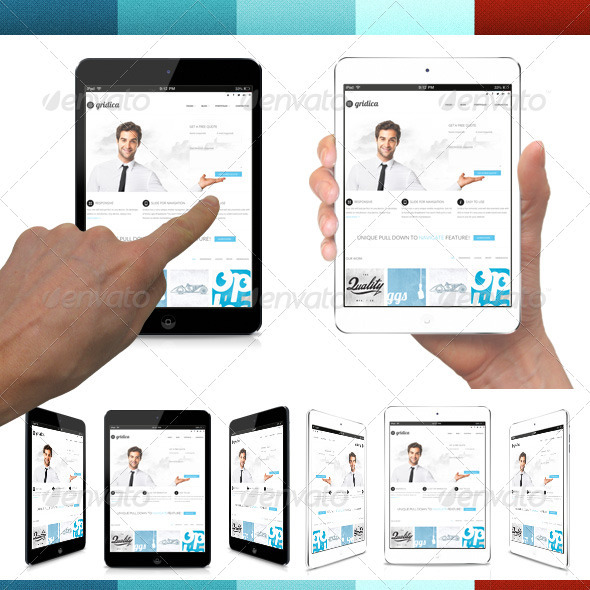 Tablet Mini with Hands - Mobile Displays