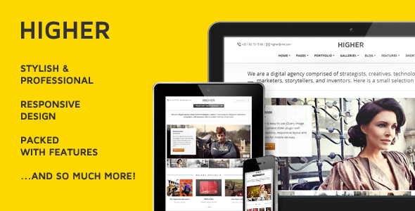 ThemeForest Higher Premium Multi-Purpose WordPress Theme 3434967