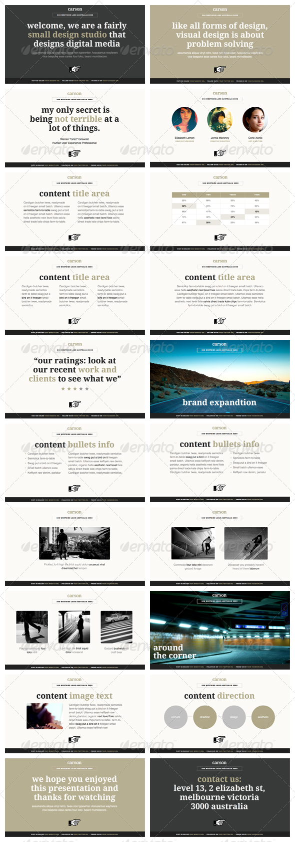 GraphicRiver Carson Keynote Presentation Template 3437042 GraphicRiver Carson Keynote Presentation Template 3437042