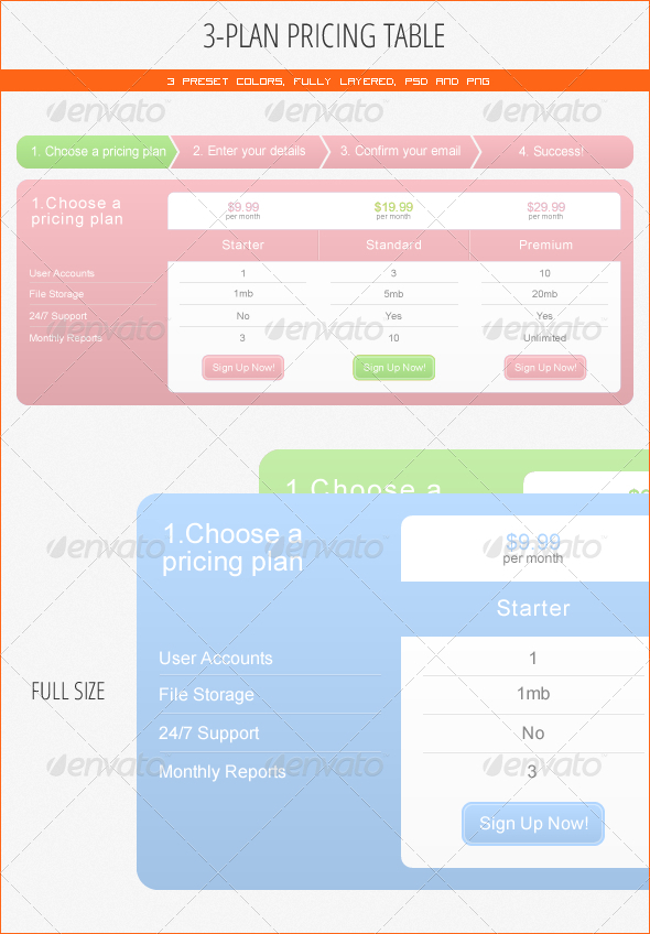 GraphicRiver 3-Plan Pricing Table 115008 GraphicRiver 3-Plan Pricing Table 115008