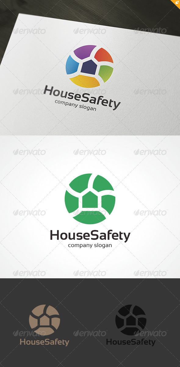 House Safety Logo - Objects Logo Templates