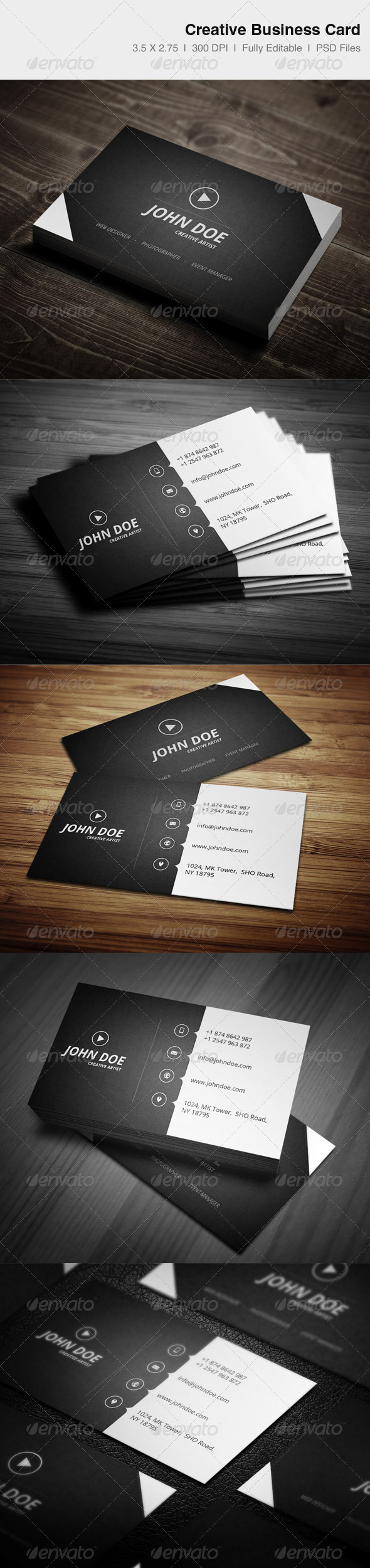 GraphicRiver Creative Business Card 3441547 GraphicRiver Creative Business Card 3441547