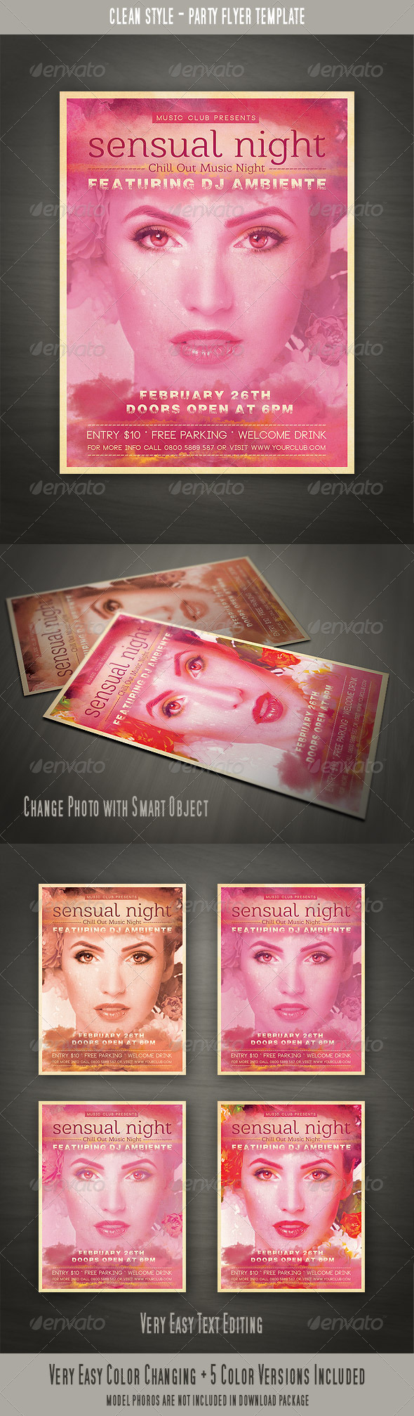 Clean Party Flyer - Clubs & Parties Events
