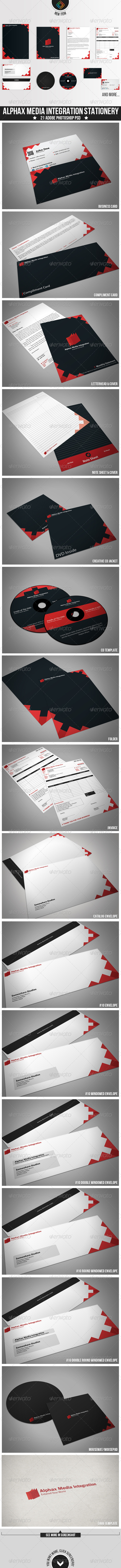 GraphicRiver Alphax Media Integration Stationery 3449802 GraphicRiver Alphax Media Integration Stationery 3449802