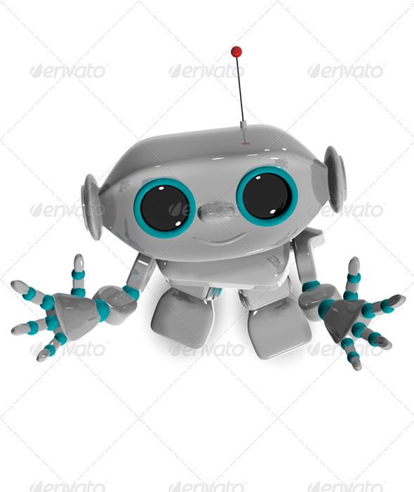 GraphicRiver Cheerful Robot Top 3458469 GraphicRiver Cheerful Robot Top 3458469