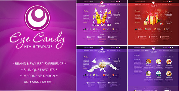Eye Candy - Responsive HTML5 Template