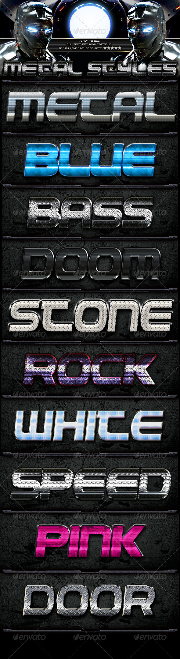 GraphicRiver 10 Metal Styles 3463451 GraphicRiver 10 Metal Styles 3463451