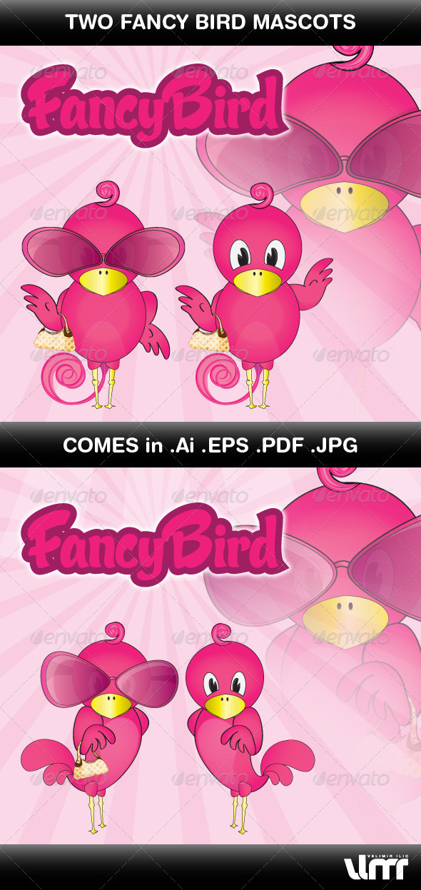 GraphicRiver Fancy Bird Mascot 3449764 GraphicRiver Fancy Bird Mascot 3449764