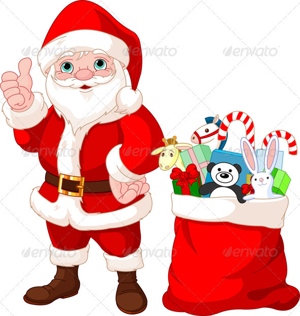 GraphicRiver Santa Claus and gifts 3469871 GraphicRiver Santa Claus and gifts 3469871