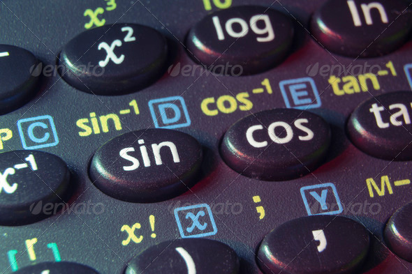 trigonometry buttons - Stock Photo - Images