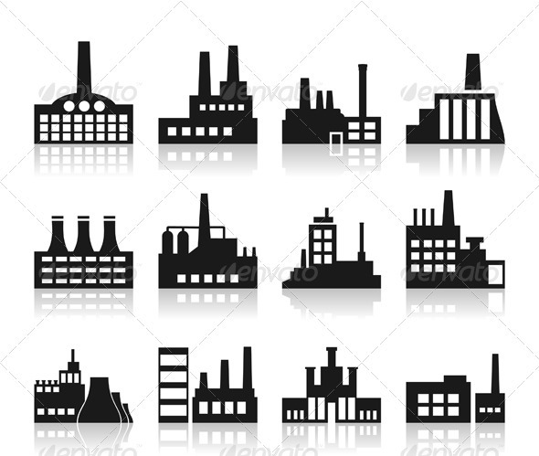 Factory Icon - Buildings Objects
