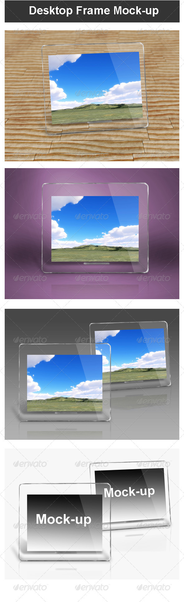 GraphicRiver Desktop Frame Mock-up 3471403 GraphicRiver Desktop Frame Mock-up 3471403