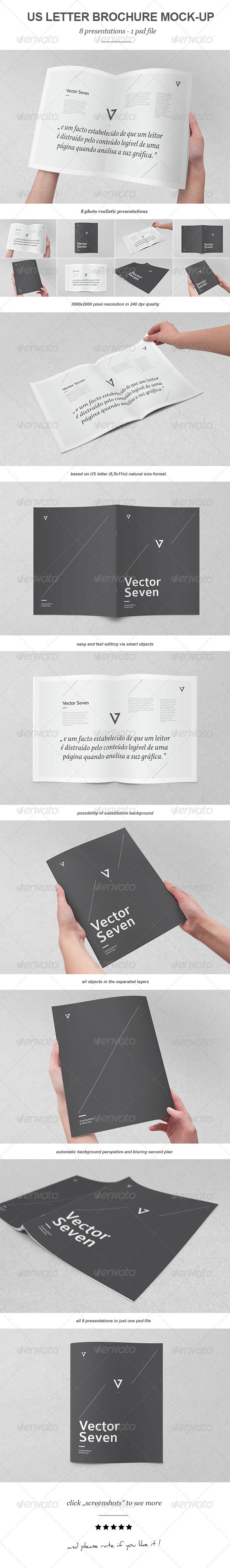 GraphicRiver US Letter Brochure Mock-up 3457163 GraphicRiver US Letter Brochure Mock-up 3457163