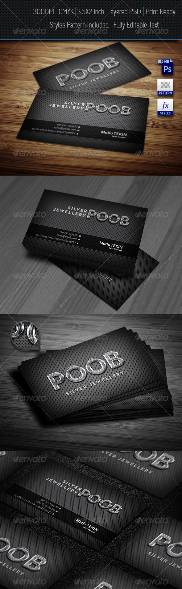 GraphicRiver Silver Jewellery Business Card 3476449 GraphicRiver Silver Jewellery Business Card 3476449