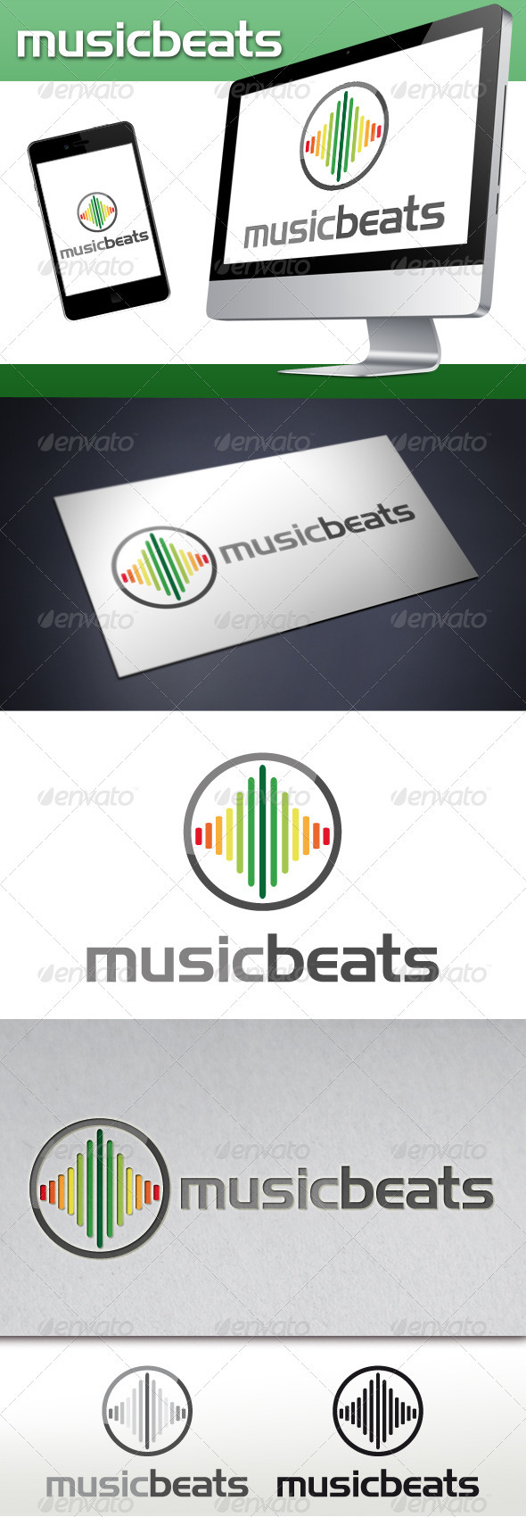 GraphicRiver Music Beats Logo 3470991 GraphicRiver Music Beats Logo 3470991