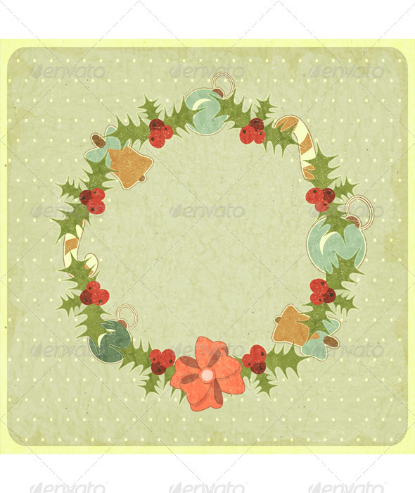 GraphicRiver Christmas Wreath 3478075 GraphicRiver Christmas Wreath 3478075