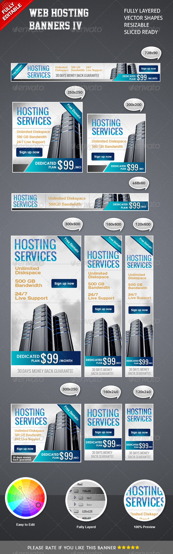 GraphicRiver Banner Hosting IV 3481234 GraphicRiver Banner Hosting IV 3481234