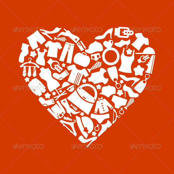 GraphicRiver Heart Clothes 3 3488684 GraphicRiver Heart Clothes 3 3488684