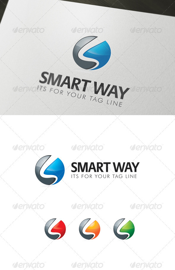 GraphicRiver Smart Way logo 3493404 GraphicRiver Smart Way logo 3493404